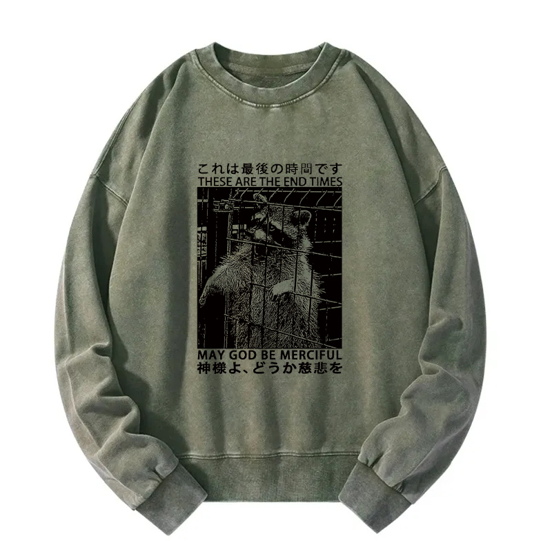 May God Be Merciful Washed Sweatshirt
