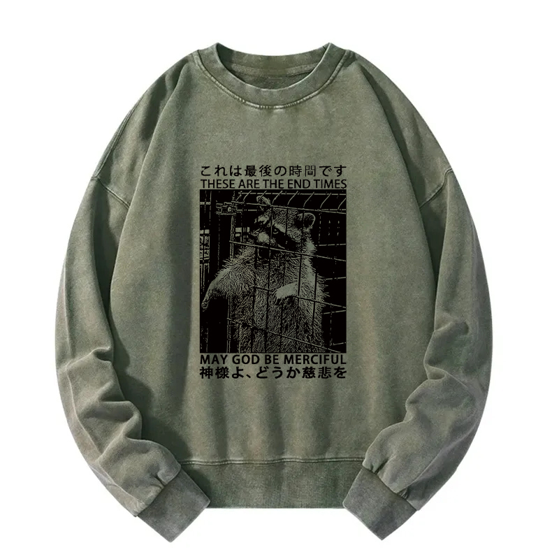 May God Be Merciful Washed Sweatshirt