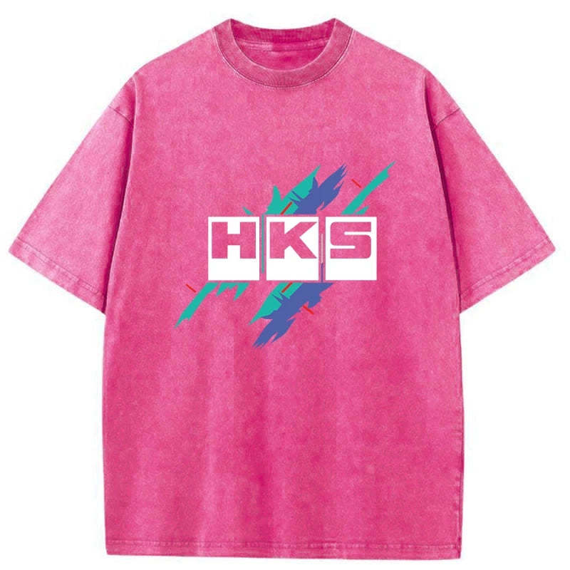 HKS Drifting Drag JDM Washed T-Shirt