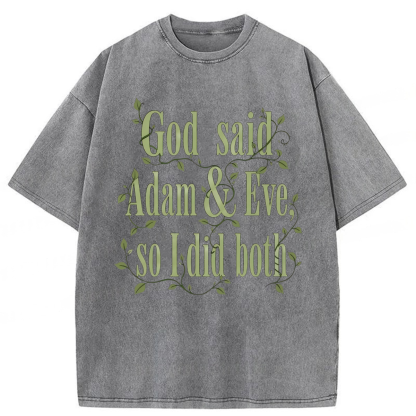 Tokyoviva God Said Pride Month Washed T-shirt