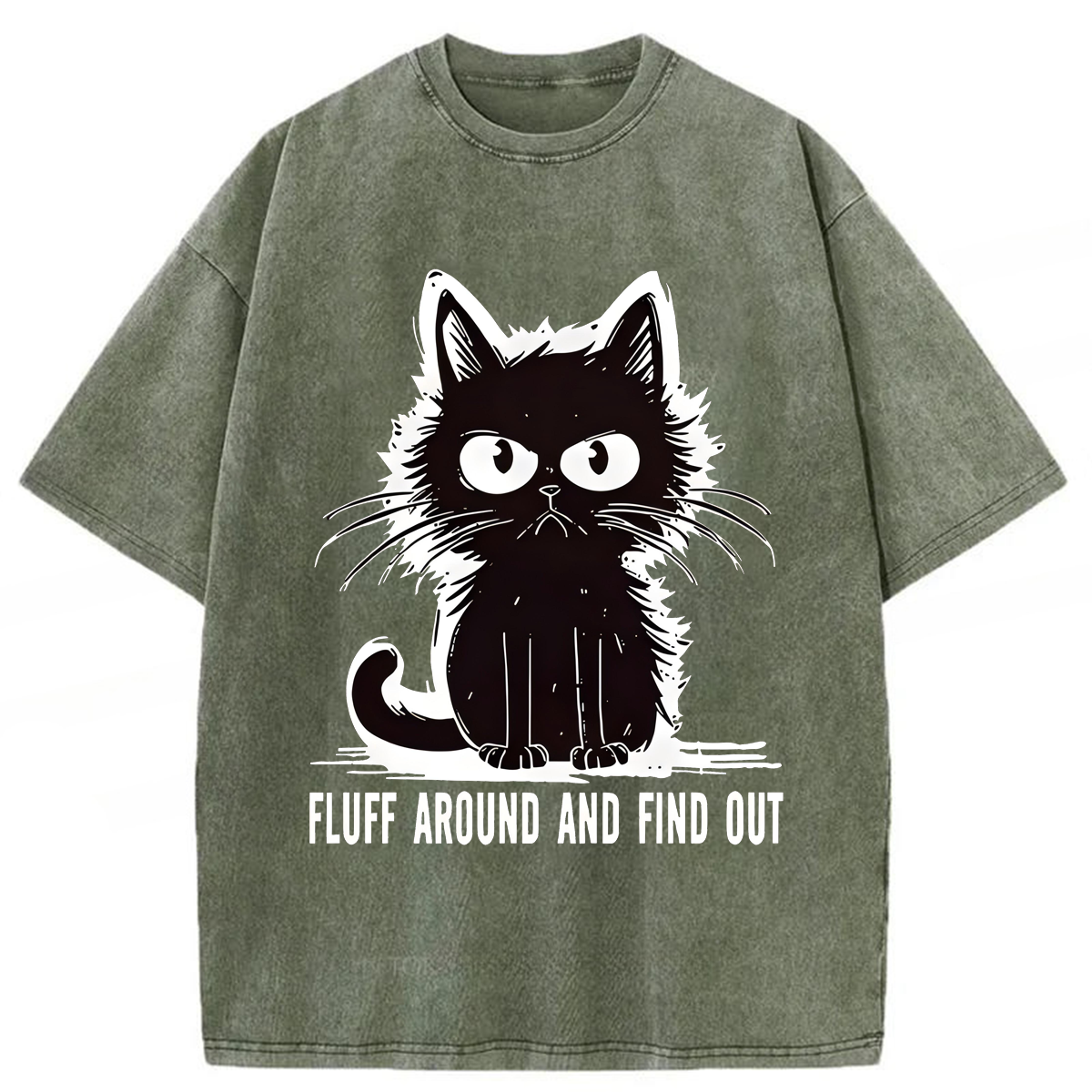 Tokyoviva Fluff Around And Find Out Washed T-shirt