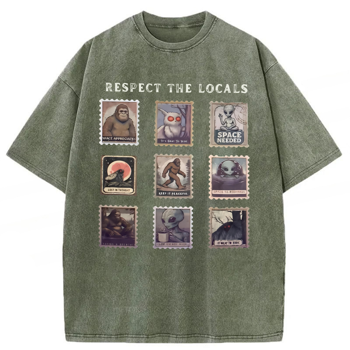 Tokyoviva Respect The Locals Washed T-shirt