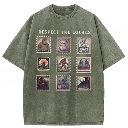 Tokyoviva Respect The Locals Washed T-shirt