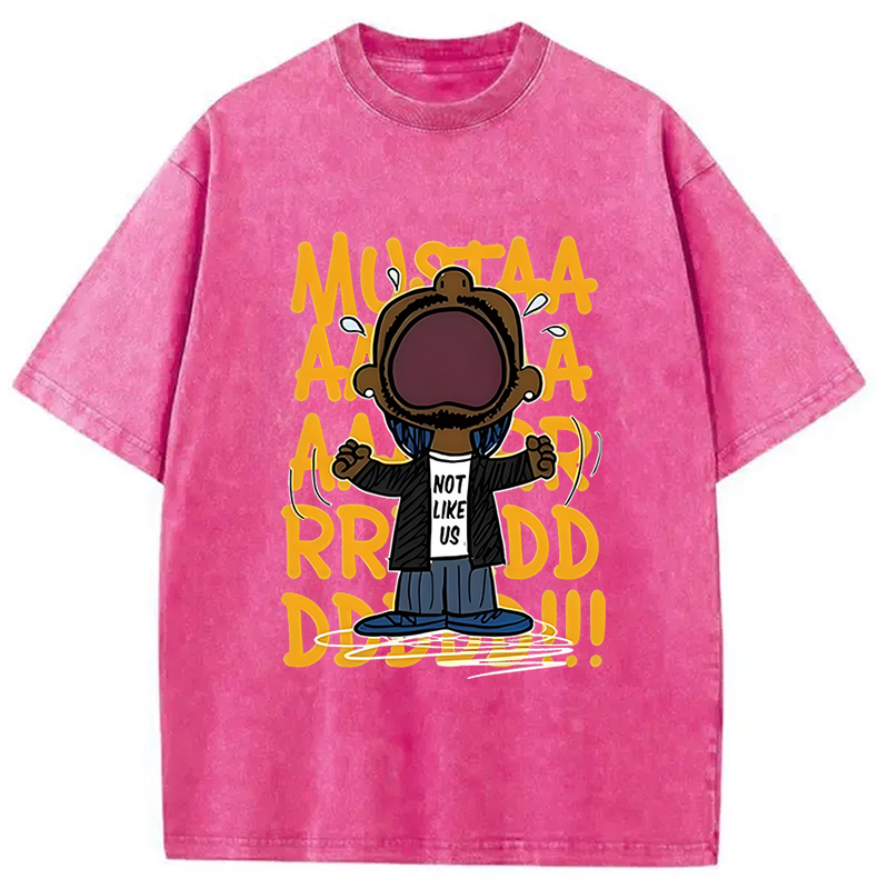 Kendrick Mustard Lamar Rapper Washed T-Shirt