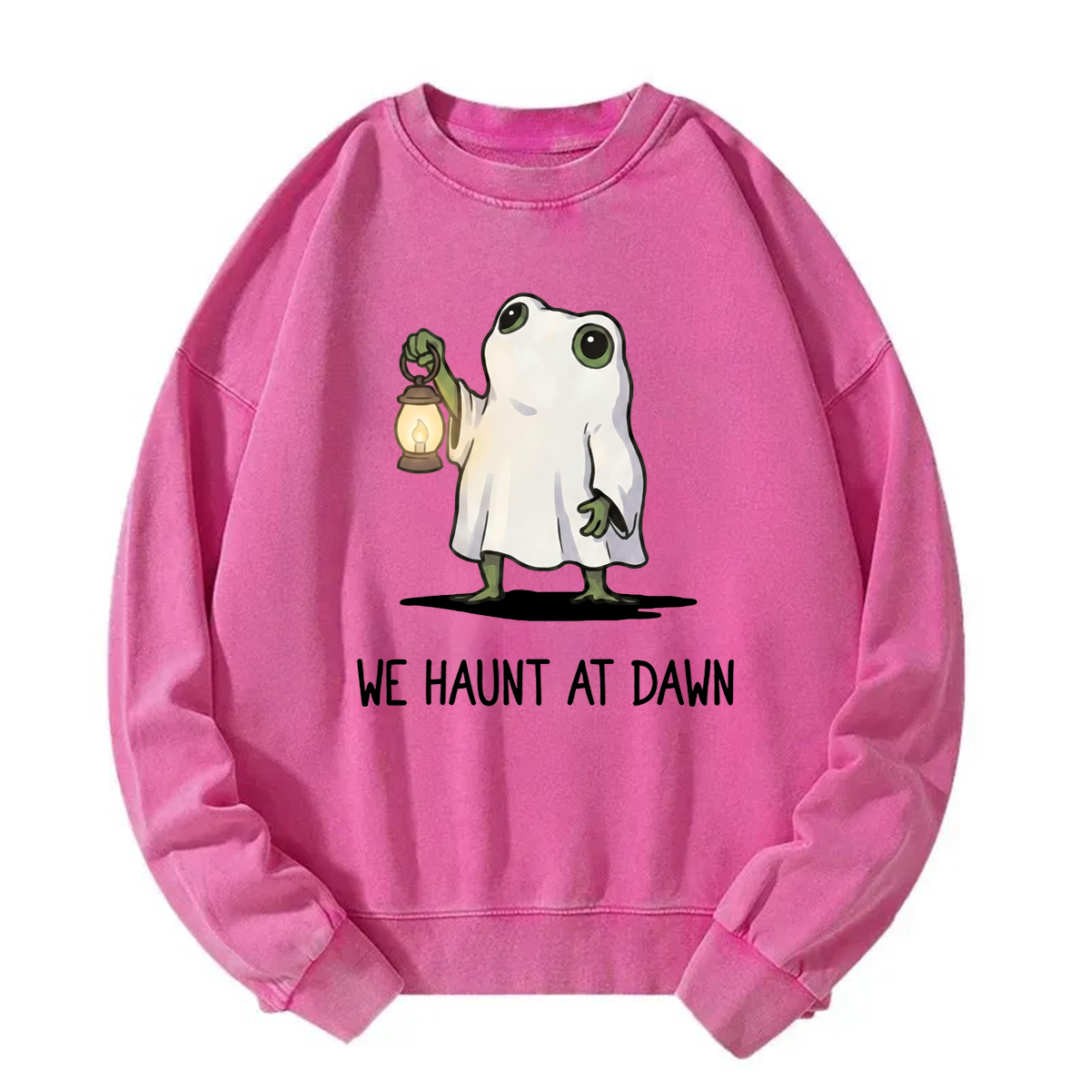 Tokyoviva We Haunt At Dawn Halloween Washed Sweatshirt