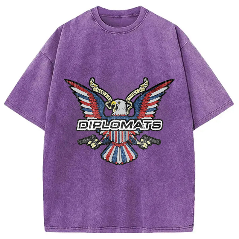 Retro Dipset Diplomats Logo Washed T-Shirt