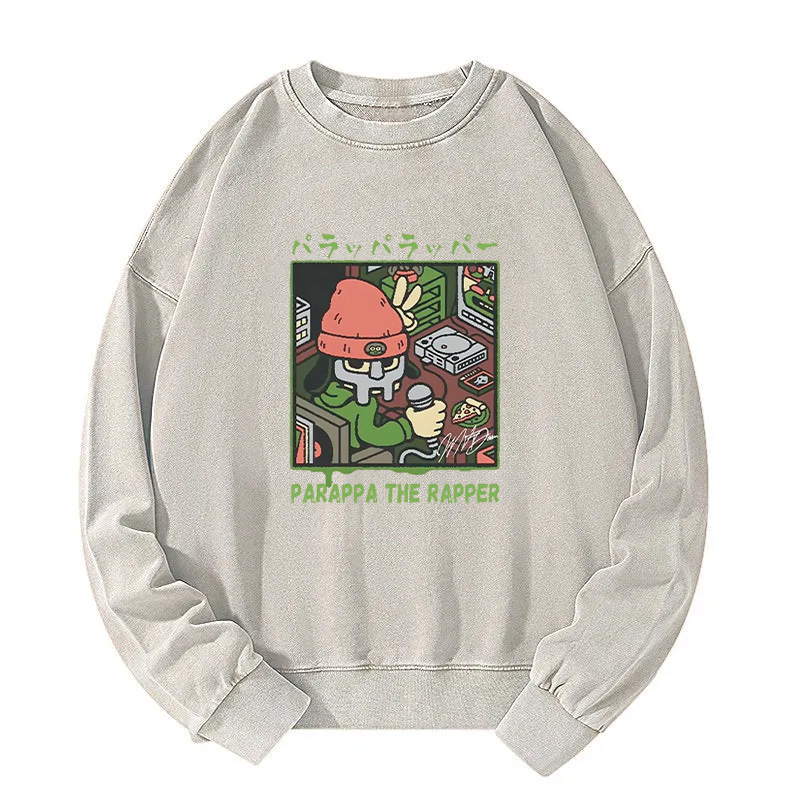 PaRappa the Rapper MF DOOM Washed Sweatshirt