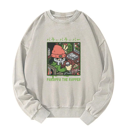 PaRappa the Rapper MF DOOM Washed Sweatshirt
