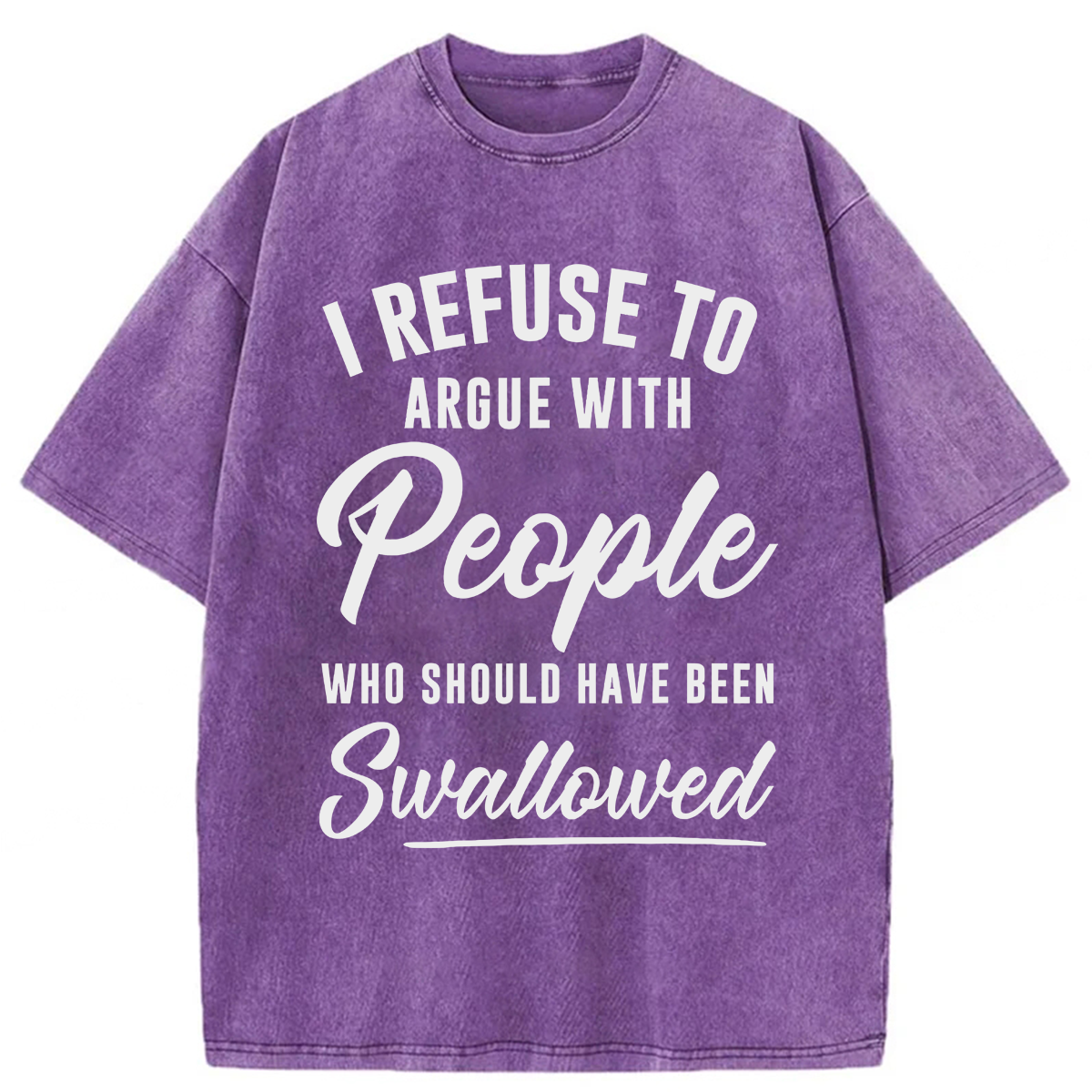 Tokyoviva I Refuse To Argue With People Washed T-shirt