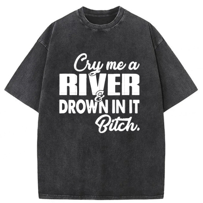 Tokyoviva Humorous Washed T-shirt