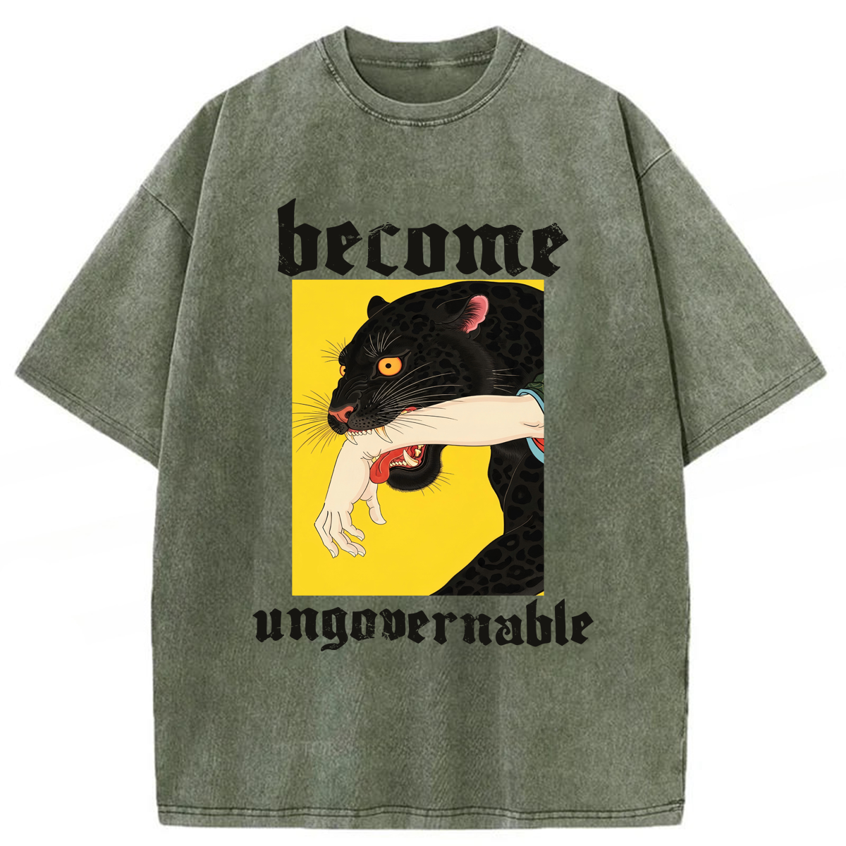 Tokyoviva Become Ungovernable Washed T-shirt