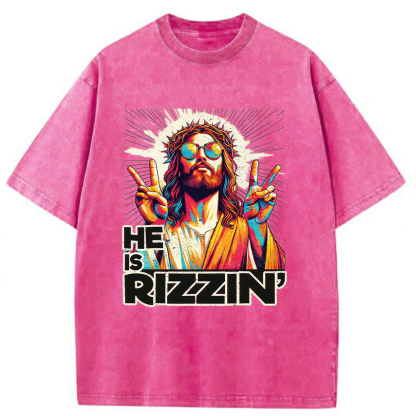 Tokyoviva He Is Rizzin Washed T-Shirt