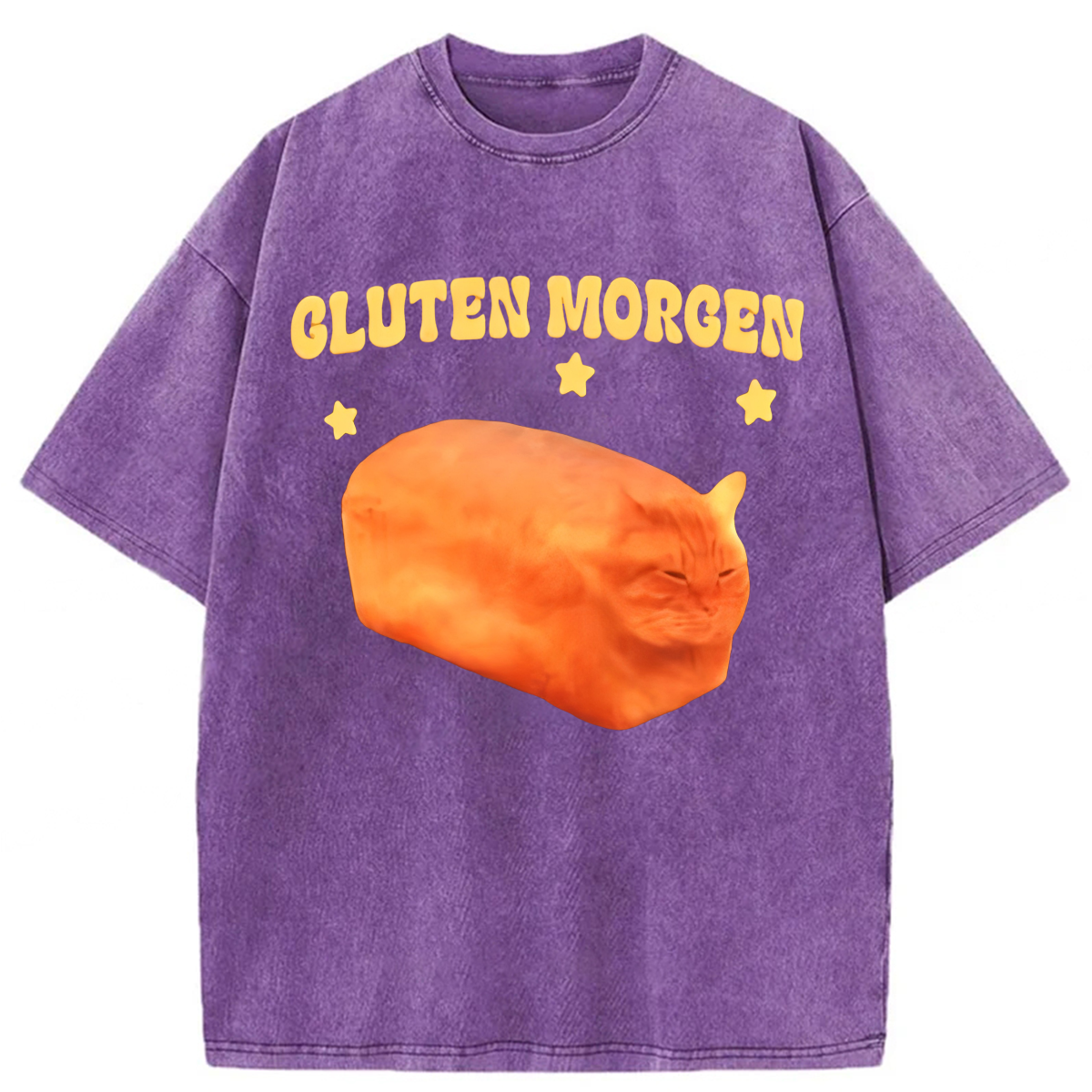 Tokyoviva Cluten Morgen Cat Washed T-shirt