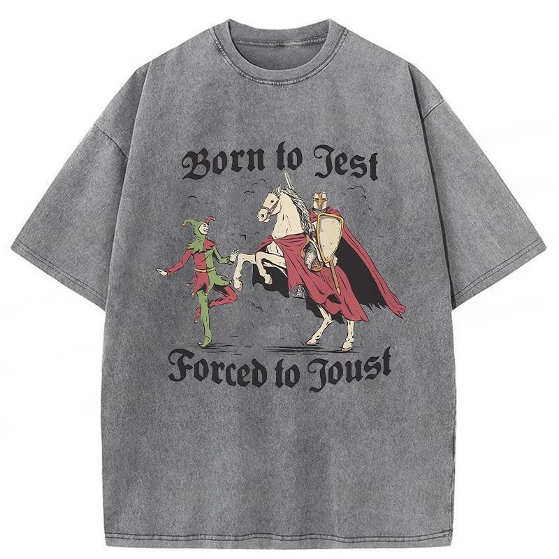 Tokyoviva Born To Jest Forced To Joust Washed T-shirt