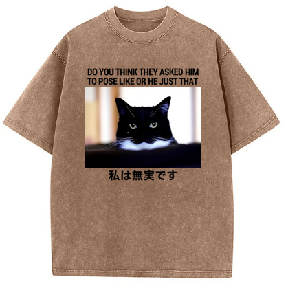 Do You Think Washed T-Shirt