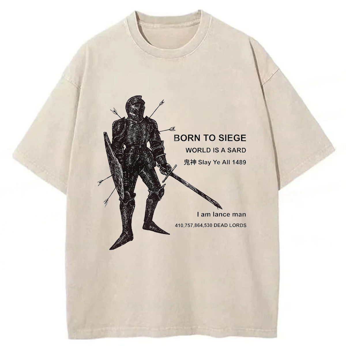 Tokyoviva Enemy Of Ten Thousand Washed T-shirt