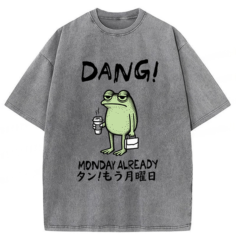 Tokyoviva Dang Monday Already Washed T-shirt