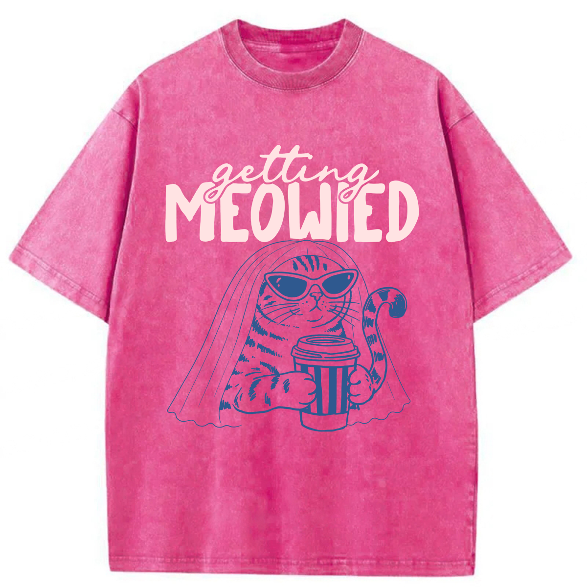 Tokyoviva Getting Meowied Washed T-shirt