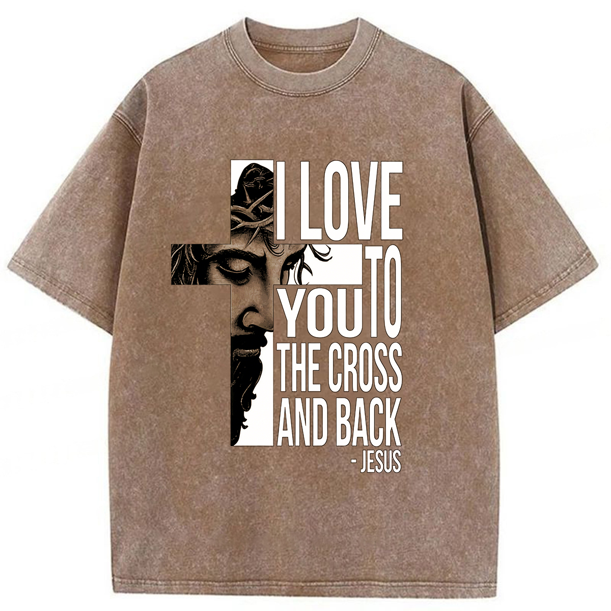 Tokyoviva Jesus Declaration Of Love Washed T-shirt