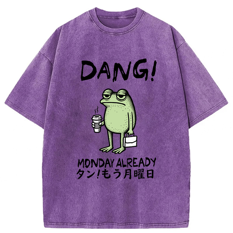 Tokyoviva Dang Monday Already Washed T-shirt