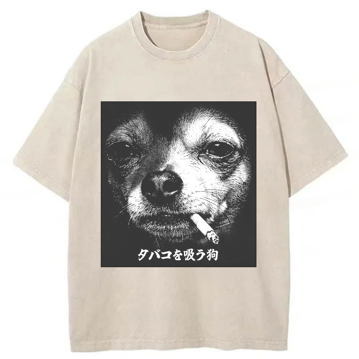 Tokyoviva Vicious Dog Washed T-shirt