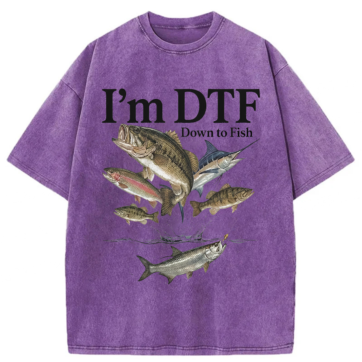 Tokyoviva I'm Down To Fish Washed T-shirt