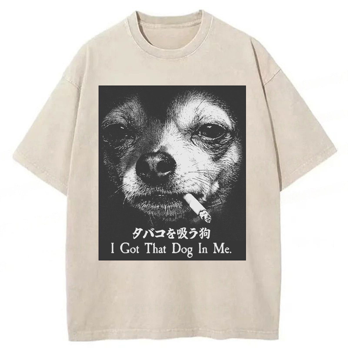 Tokyoviva I Got That Dog In Me Washed T-shirt