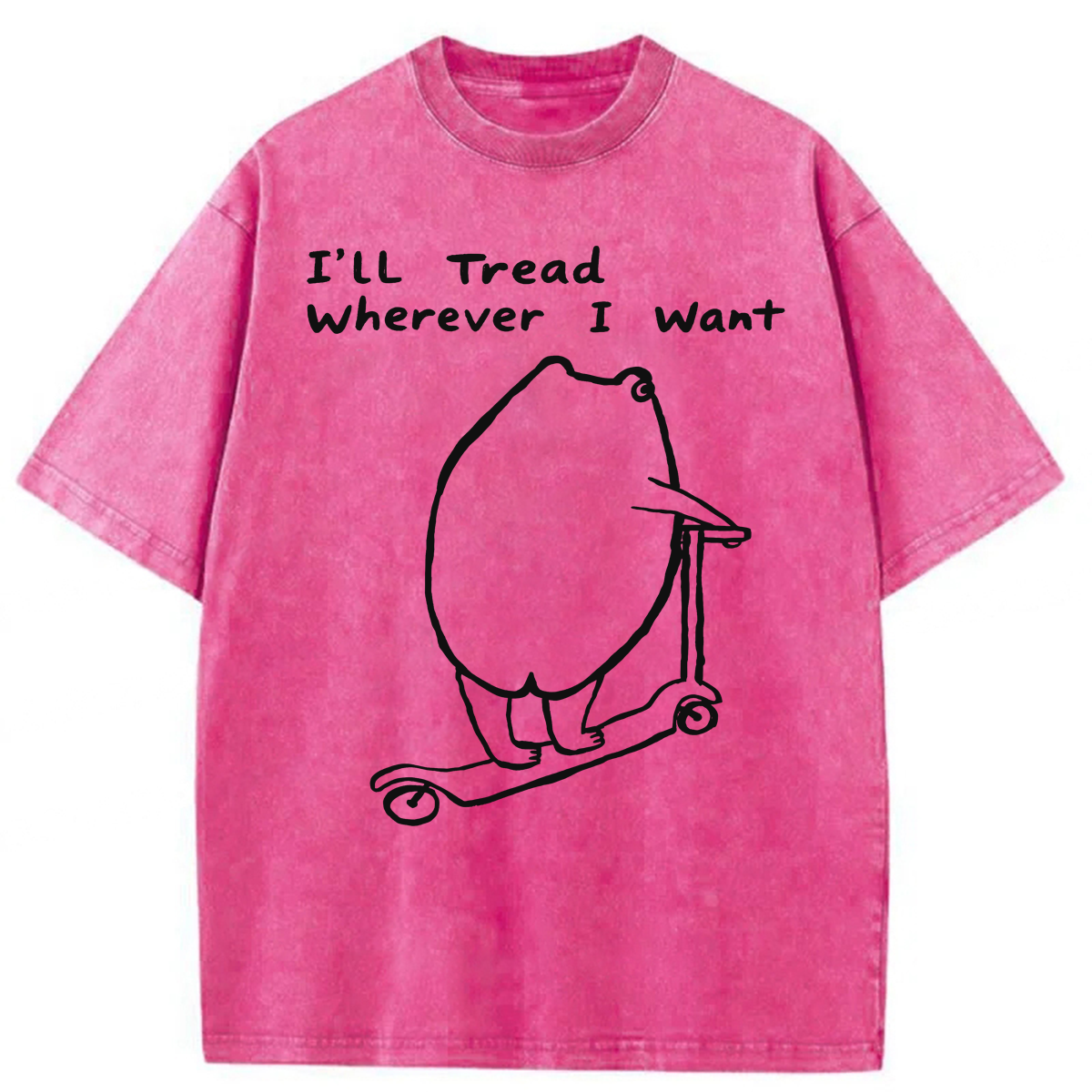 Tokyoviva I'll Tread Wherever I Want Washed T-shirt