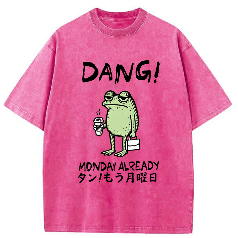 Tokyoviva Dang Monday Already Washed T-shirt