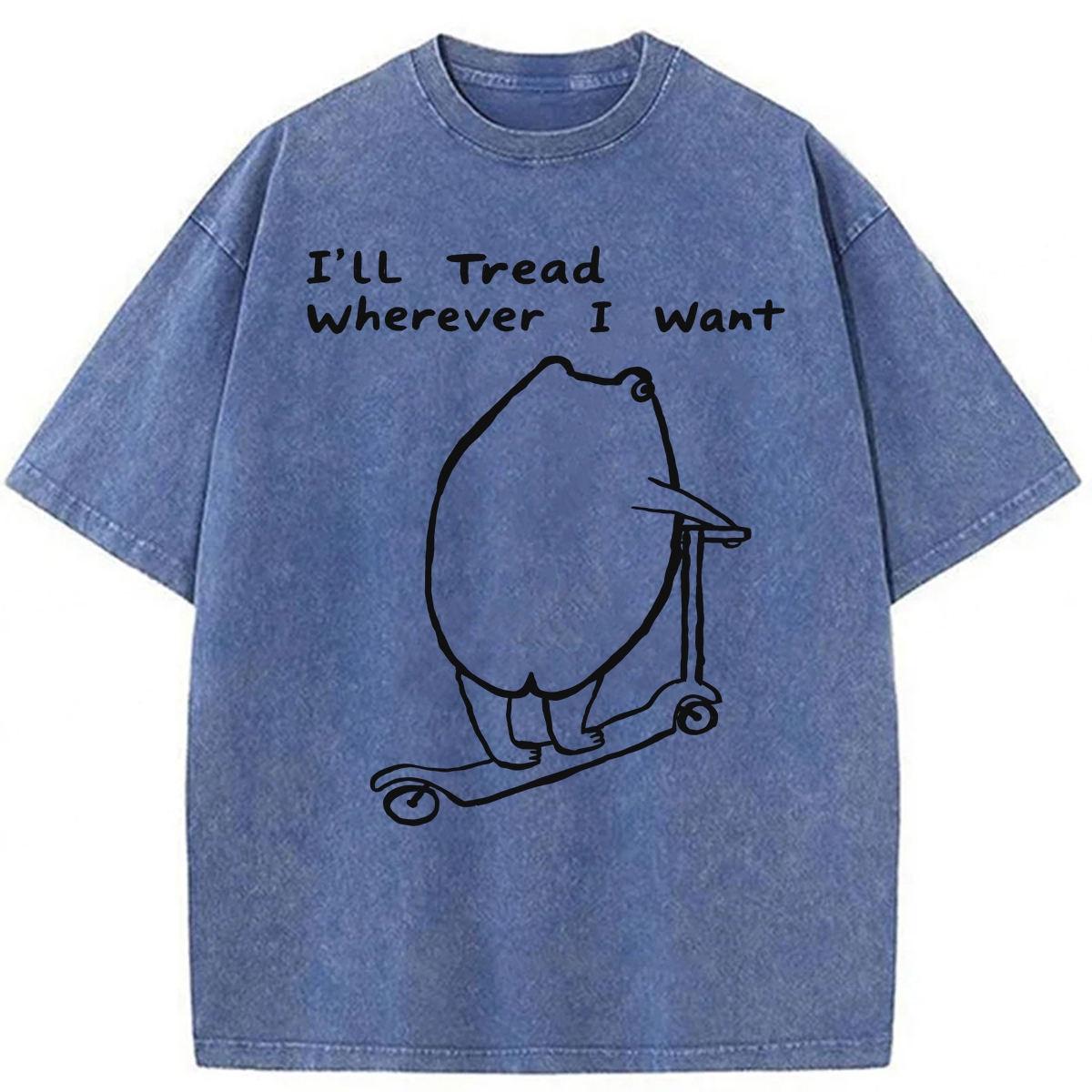 Tokyoviva I'll Tread Wherever I Want Washed T-shirt