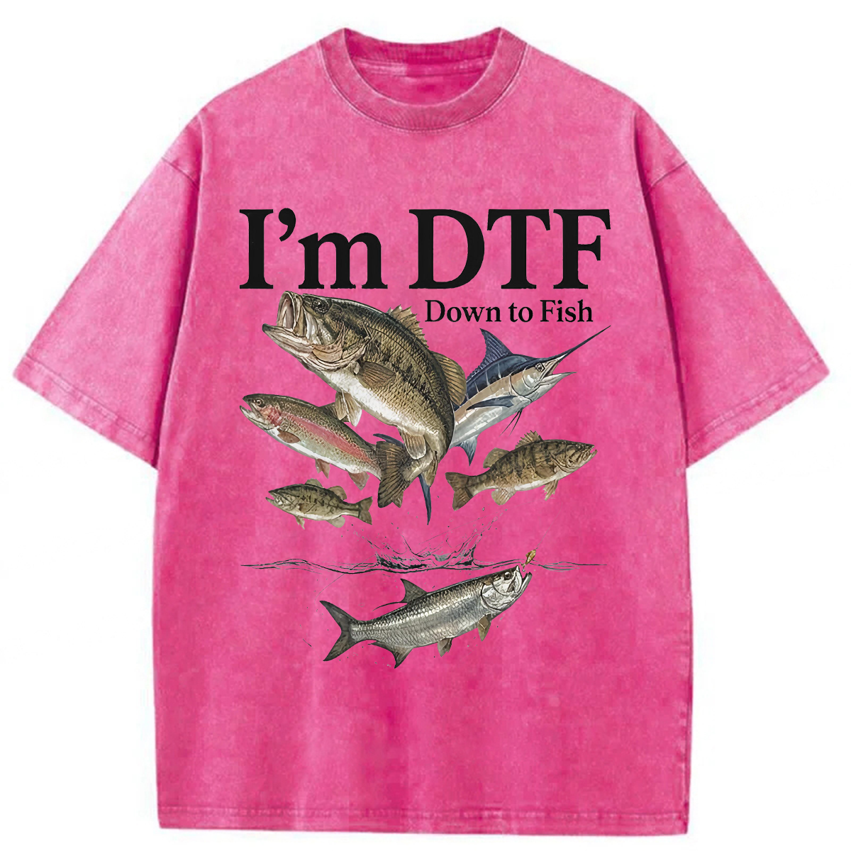 Tokyoviva I'm Down To Fish Washed T-shirt