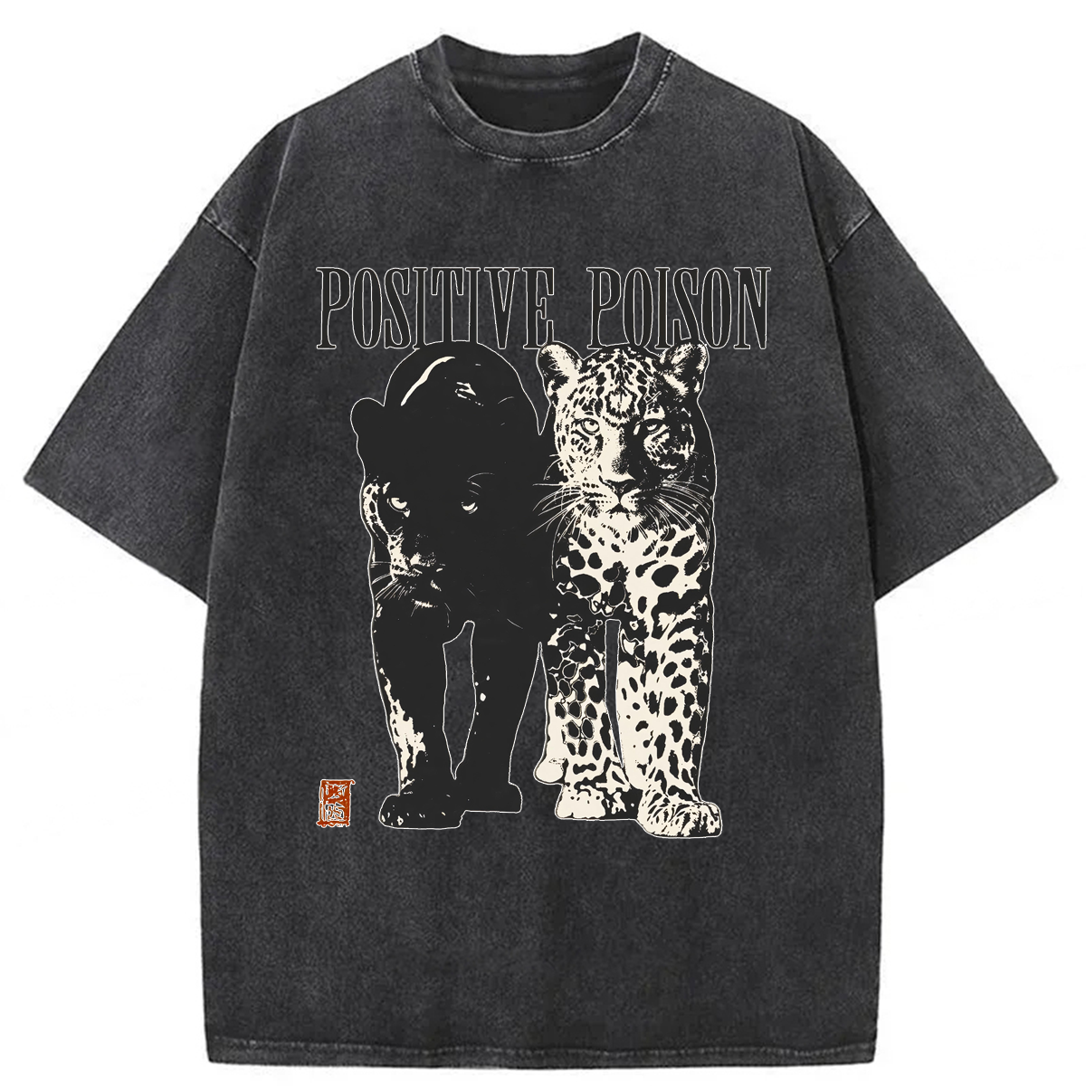 Tokyoviva Tigers Positive Poison Washed T-shirt