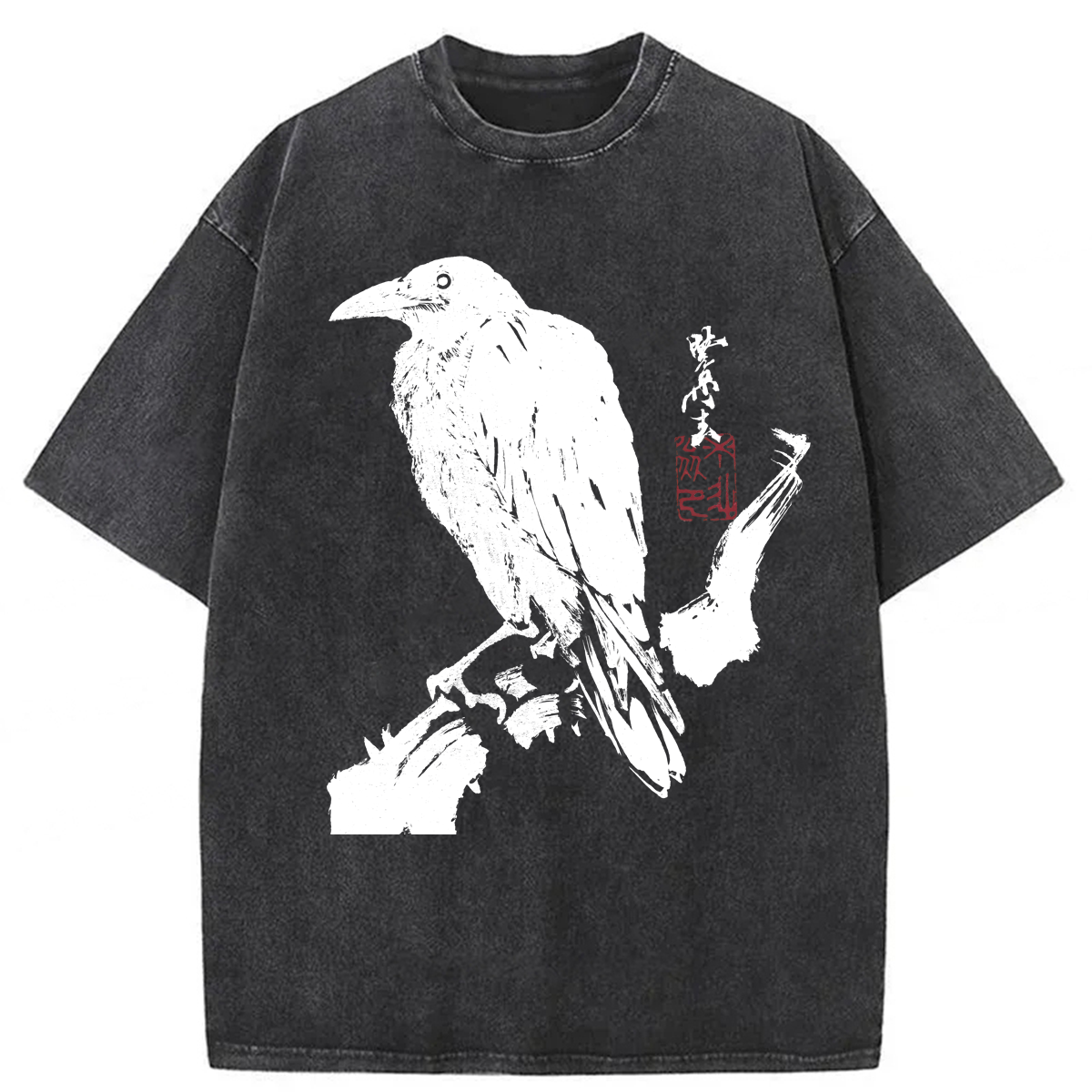 Tokyoviva Japanese Crow Washed T-shirt