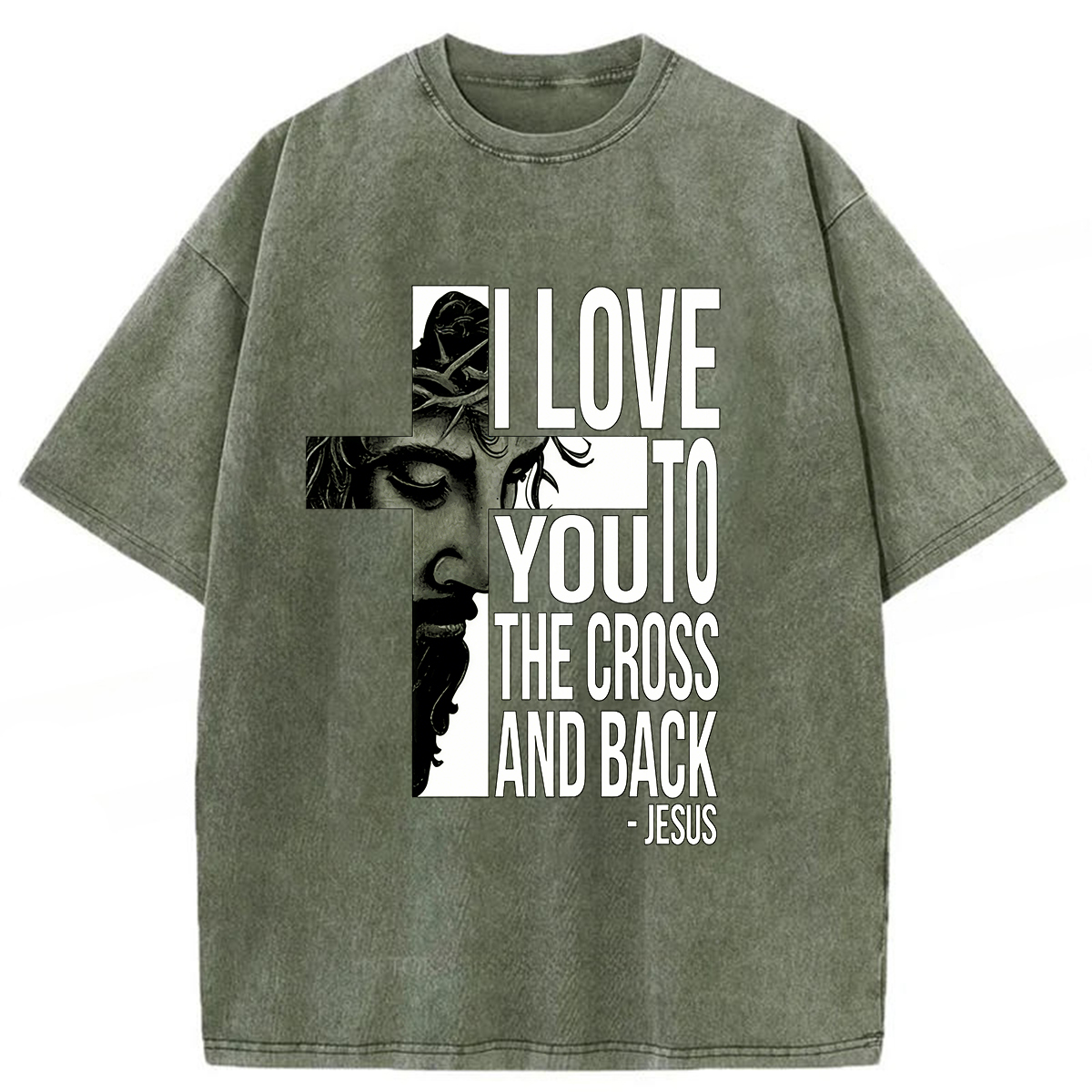 Tokyoviva Jesus Declaration Of Love Washed T-shirt