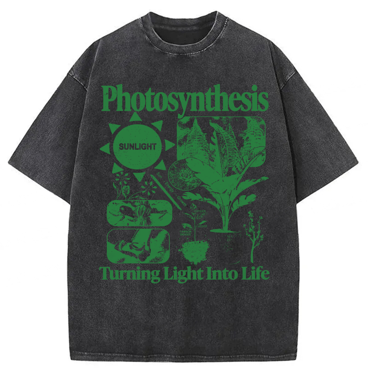 Tokyoviva Photosynthesis Vintage Washed T-shirt