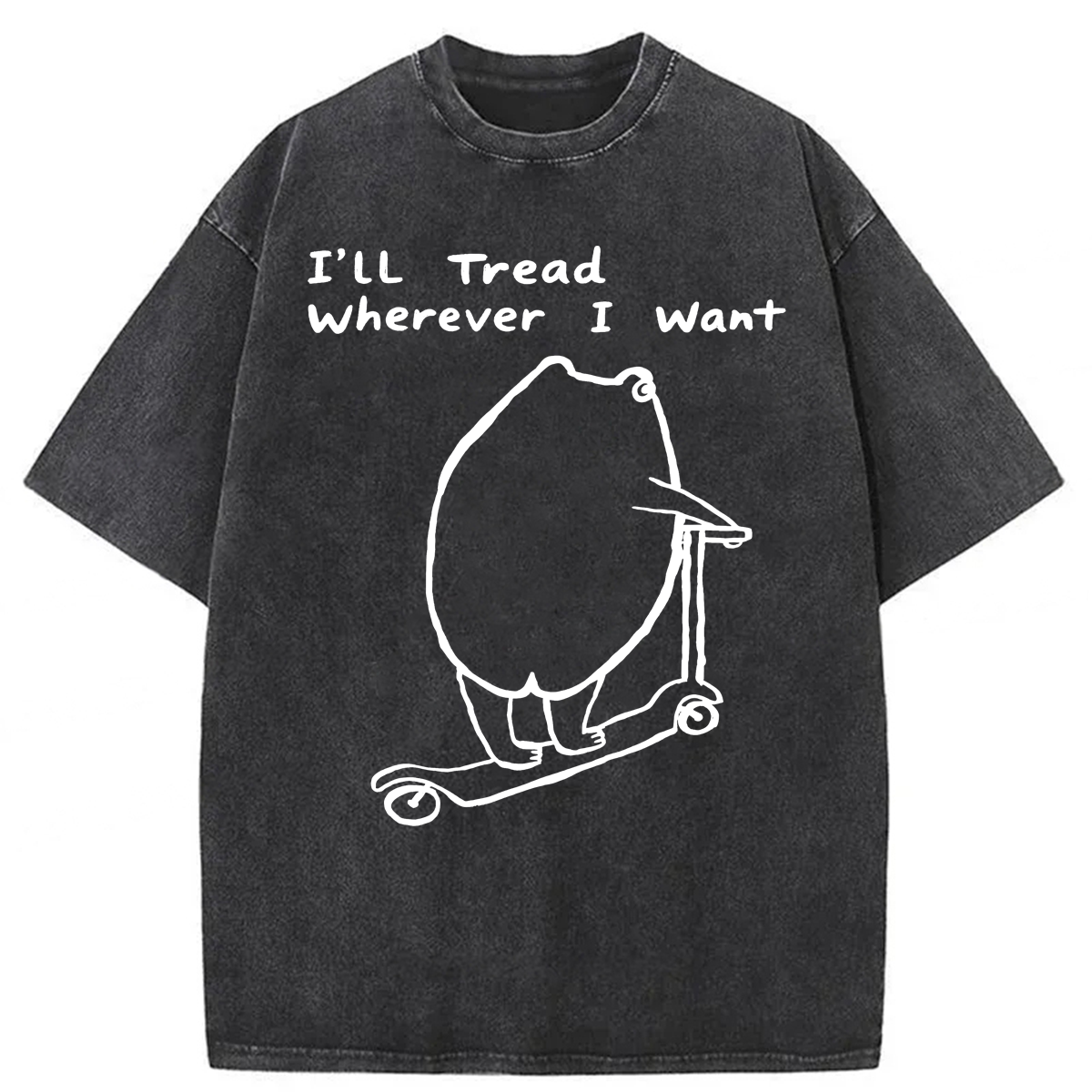 Tokyoviva I'll Tread Wherever I Want Washed T-shirt