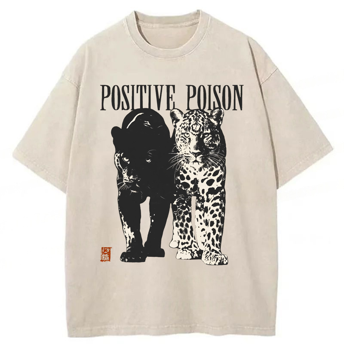 Tokyoviva Tigers Positive Poison Washed T-shirt