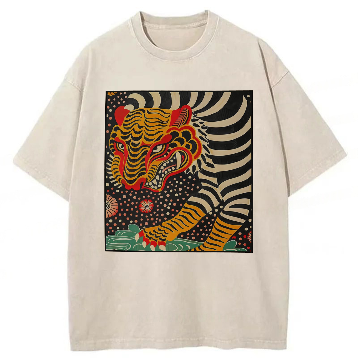Tokyoviva Tiger Spirit Washed T-shirt