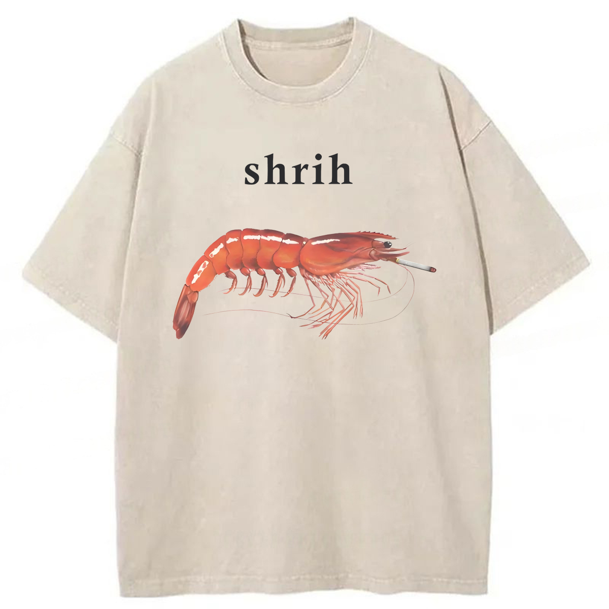 Tokyoviva Shrih Shrimp Smoking Washed T-shirt