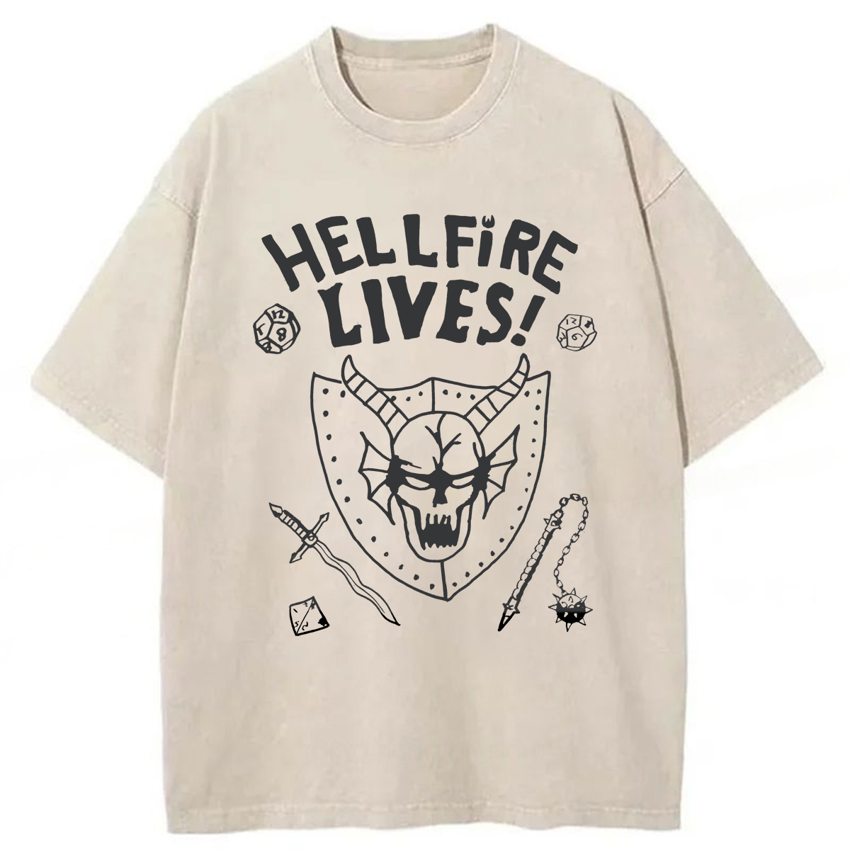 Tokyoviva Hellfire Lives Washed T-shirt