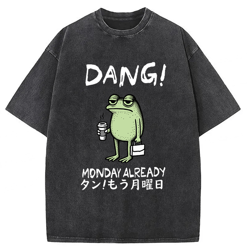 Tokyoviva Dang Monday Already Washed T-shirt