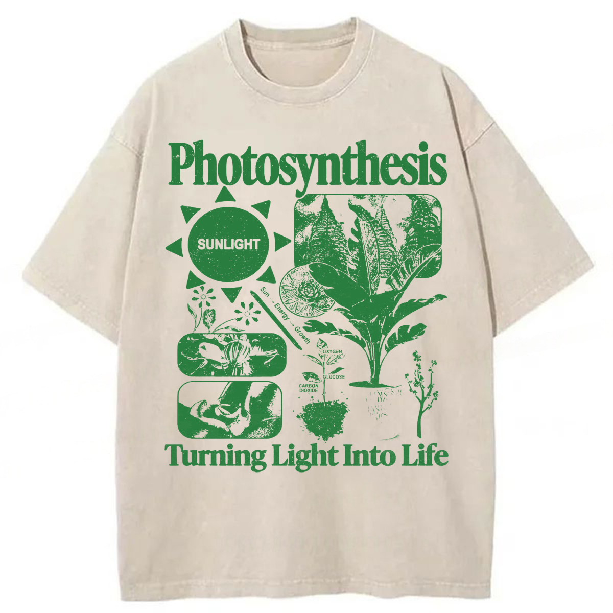 Tokyoviva Photosynthesis Vintage Washed T-shirt