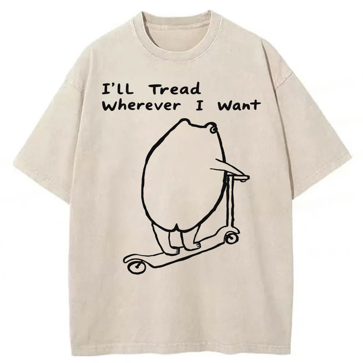 Tokyoviva I'll Tread Wherever I Want Washed T-shirt