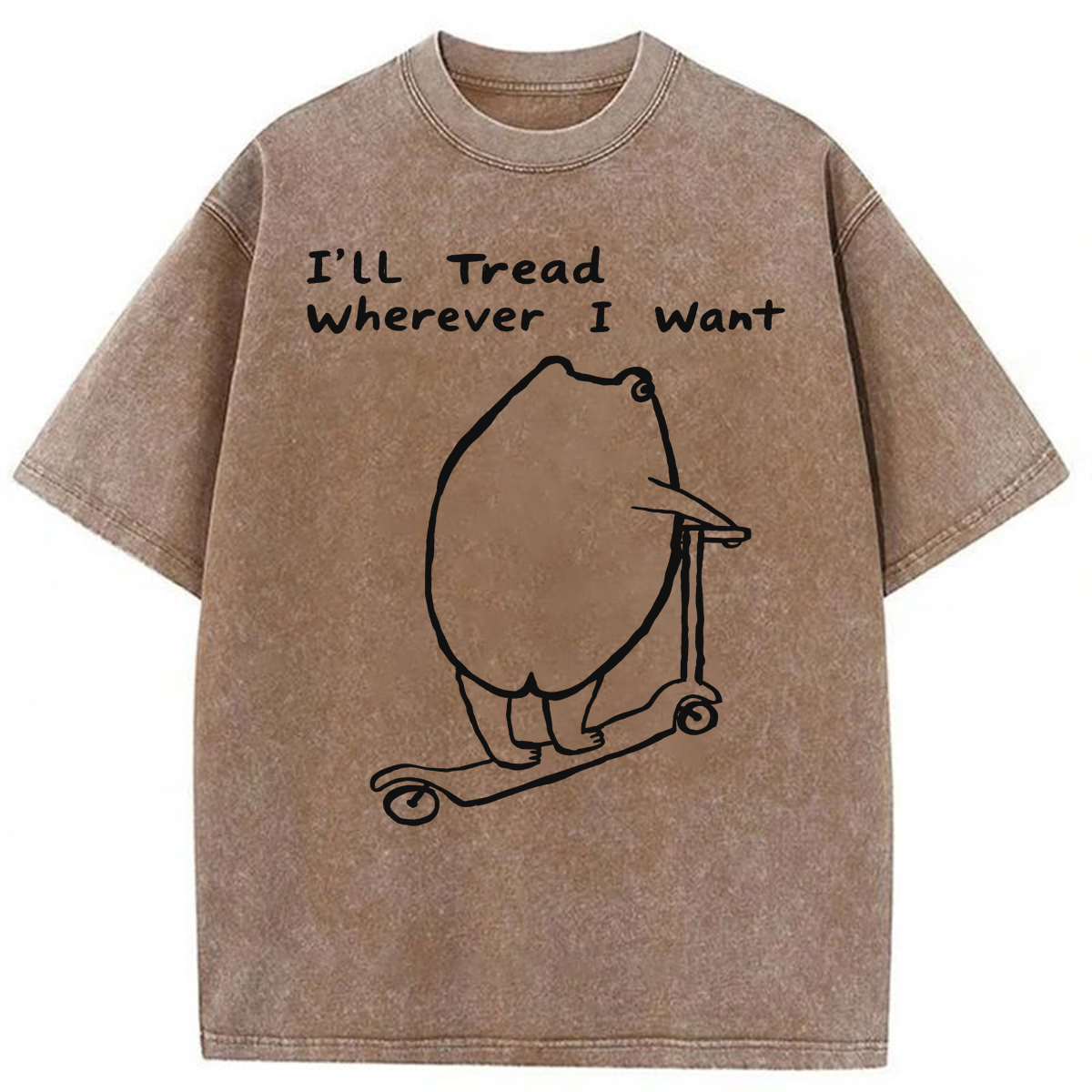 Tokyoviva I'll Tread Wherever I Want Washed T-shirt