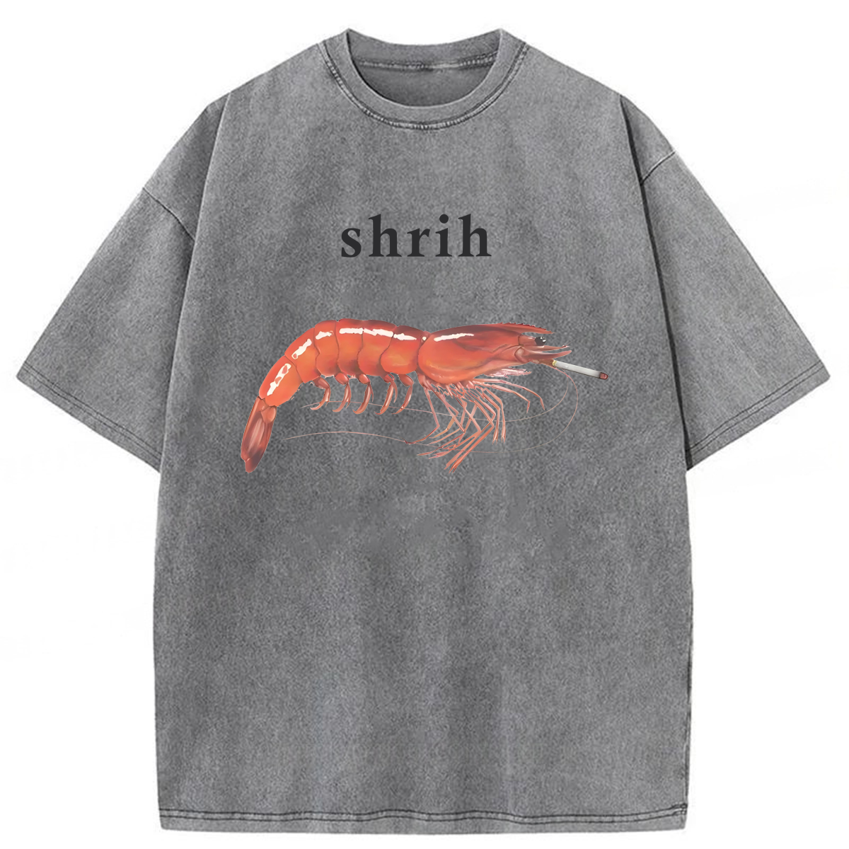 Tokyoviva Shrih Shrimp Smoking Washed T-shirt