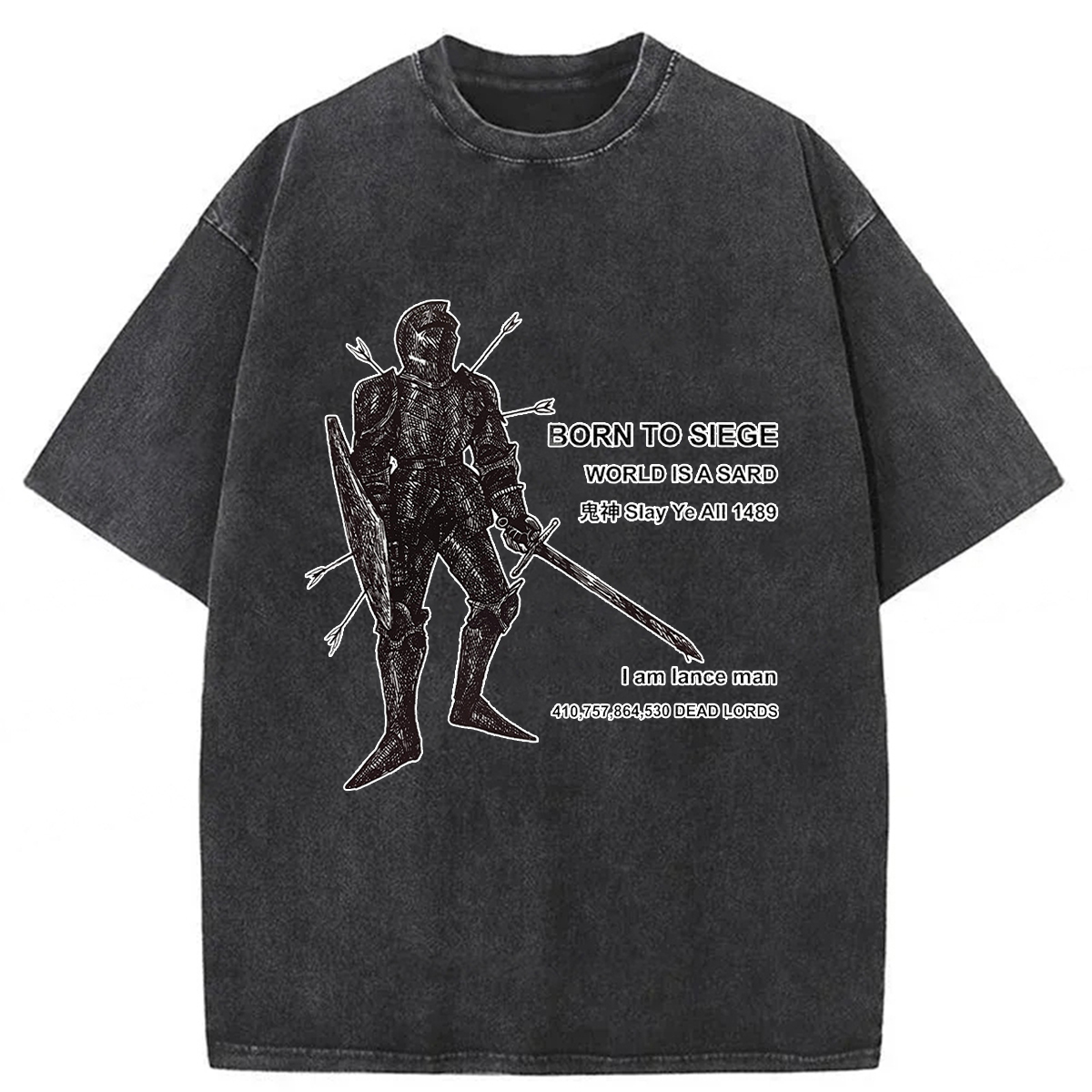 Tokyoviva Enemy Of Ten Thousand Washed T-shirt