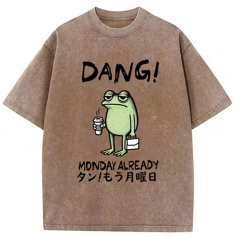 Tokyoviva Dang Monday Already Washed T-shirt