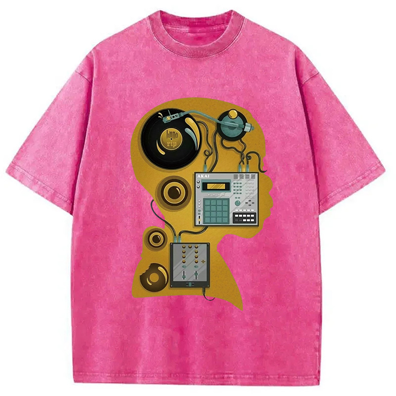 J Dilla DJ Washed T-Shirt