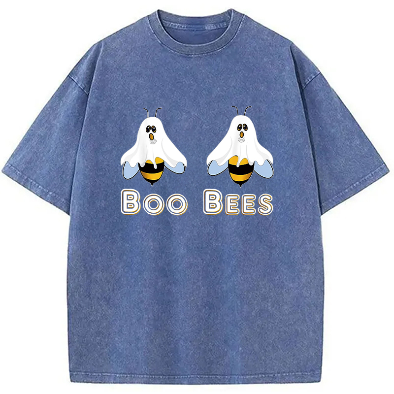 Cute Funny Boobees Halloween Washed T-Shirt