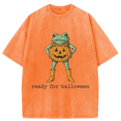 Ready for Hallowee Washed T-Shirt